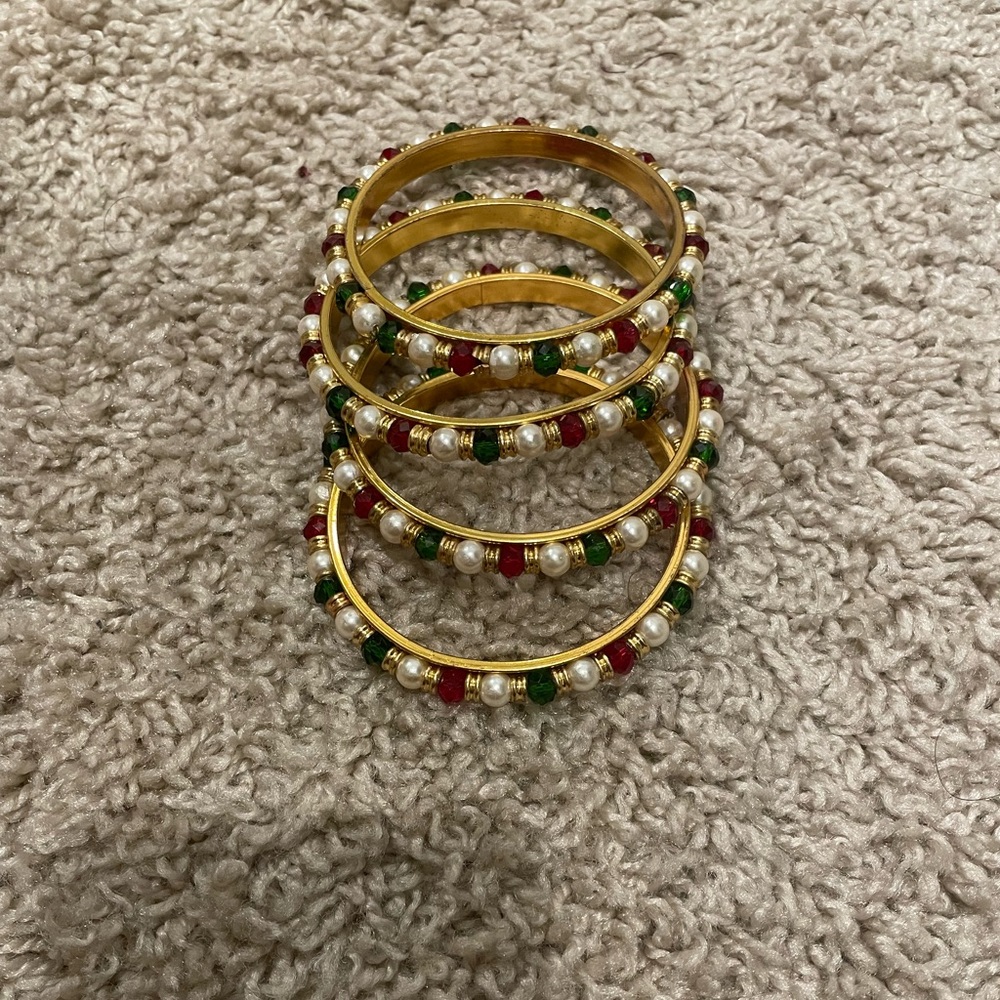 New Red, green and white pearl bengals